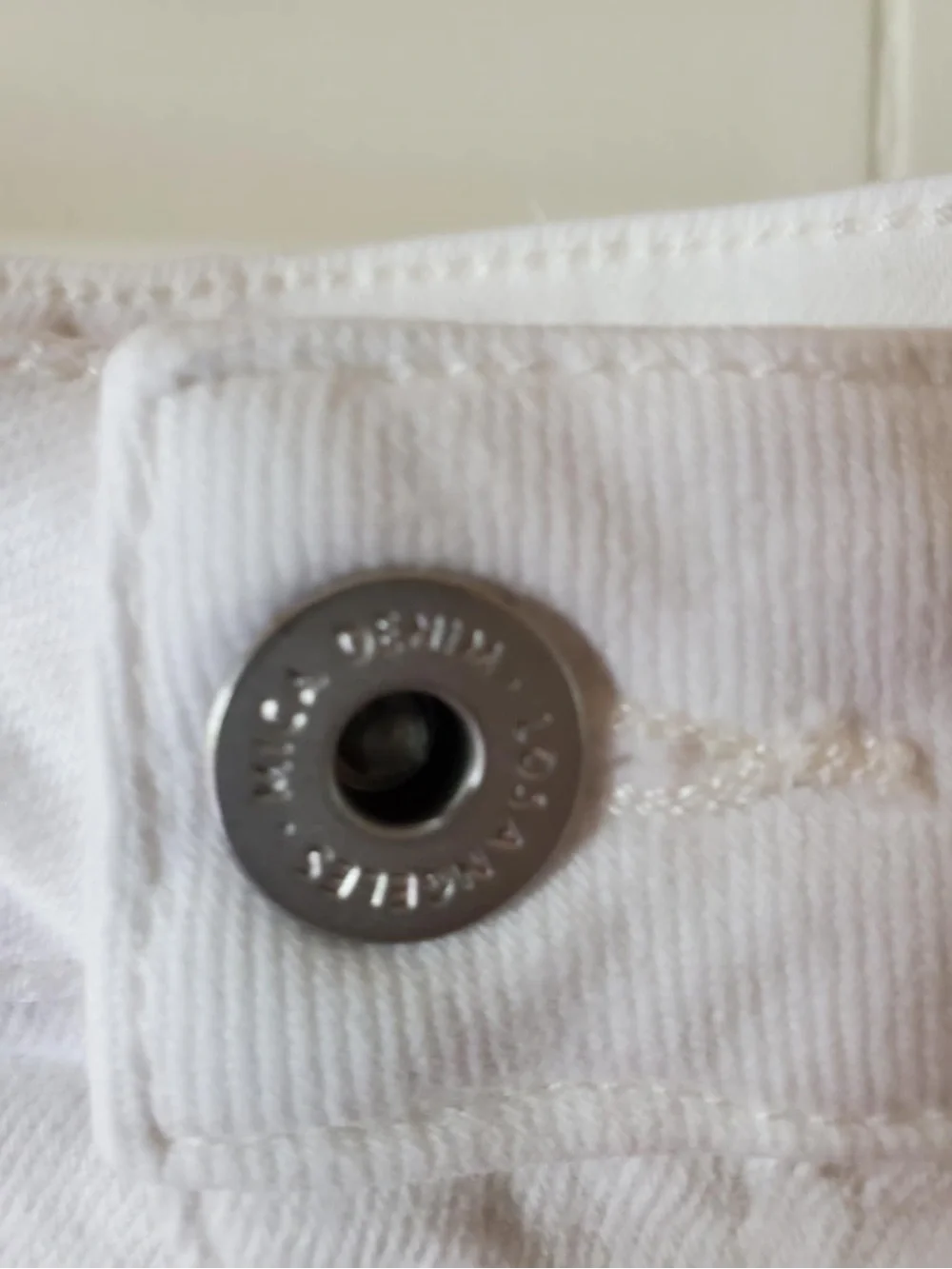 Mica Los Angeles White Wide Leg Jeans Size 31